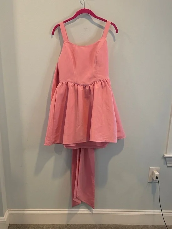 LoveShackFancy “Spin” mini dress in pink 6 - Picture 3 of 5